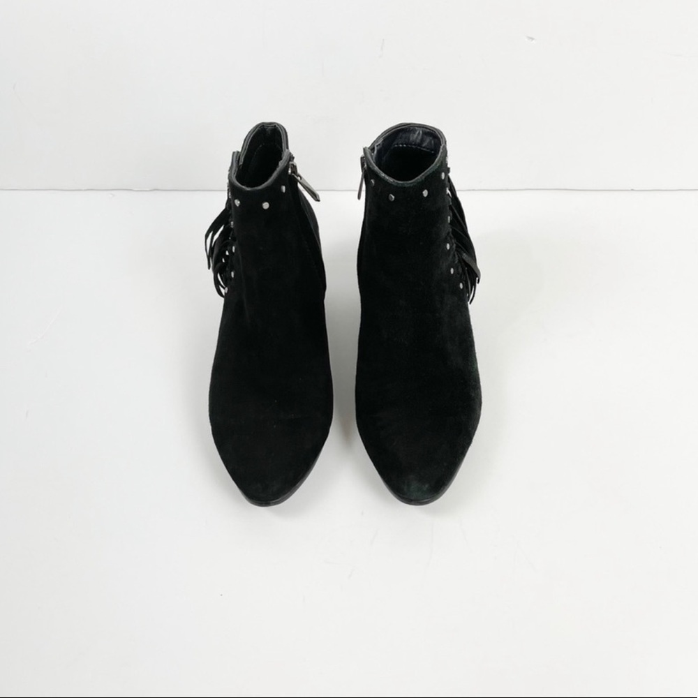 Sam Edelman Rudie Suede Fringe Boots size 6 1/2